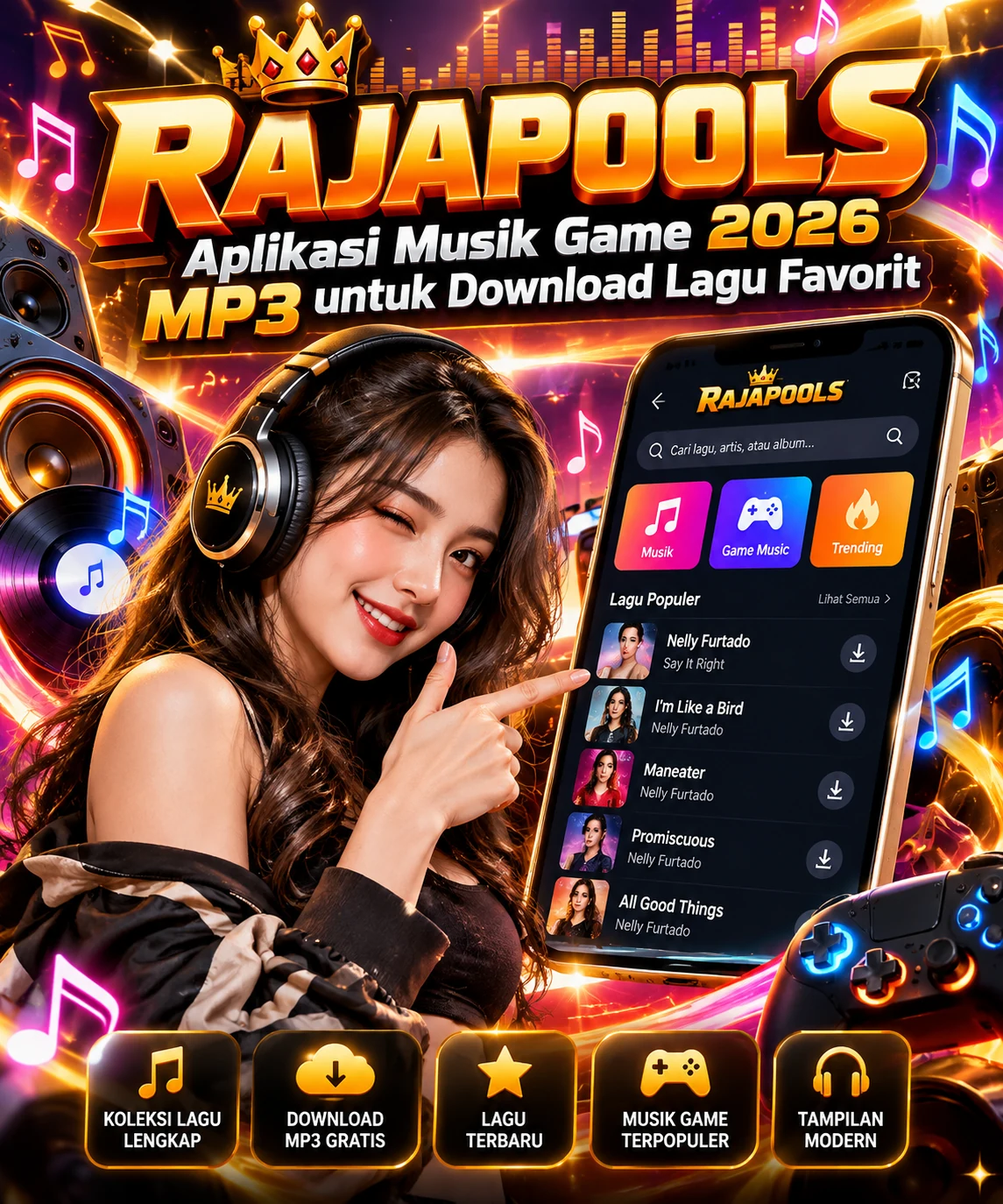 Nelly Furtado musik di RAJAPOOLS